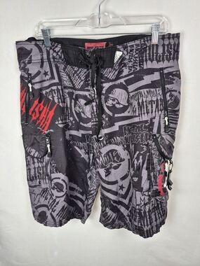Metal Mulisha D Lush II Board Shorts Size 26
